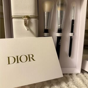 Dior Luxe White and Black Brush Trio